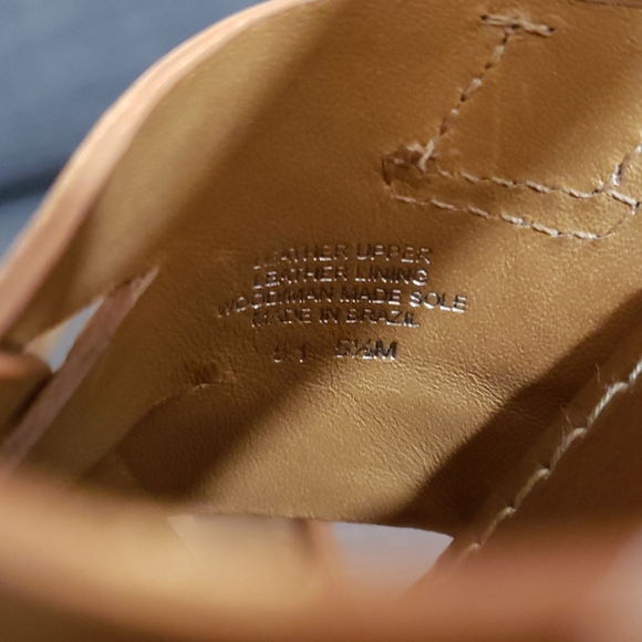 Tory Burch Jodie Wooden Chunky Leather Sandals - Picture 5 of 5